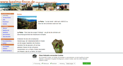 Desktop Screenshot of lapalma-fincas.de